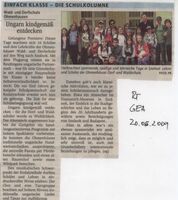 Ungarn kindgemäß entdecken/ Schüleraustausch (GEA 6/2009)