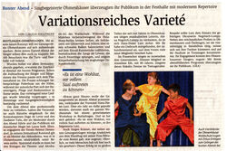 Varieté-Abend (GEA 5/2010)